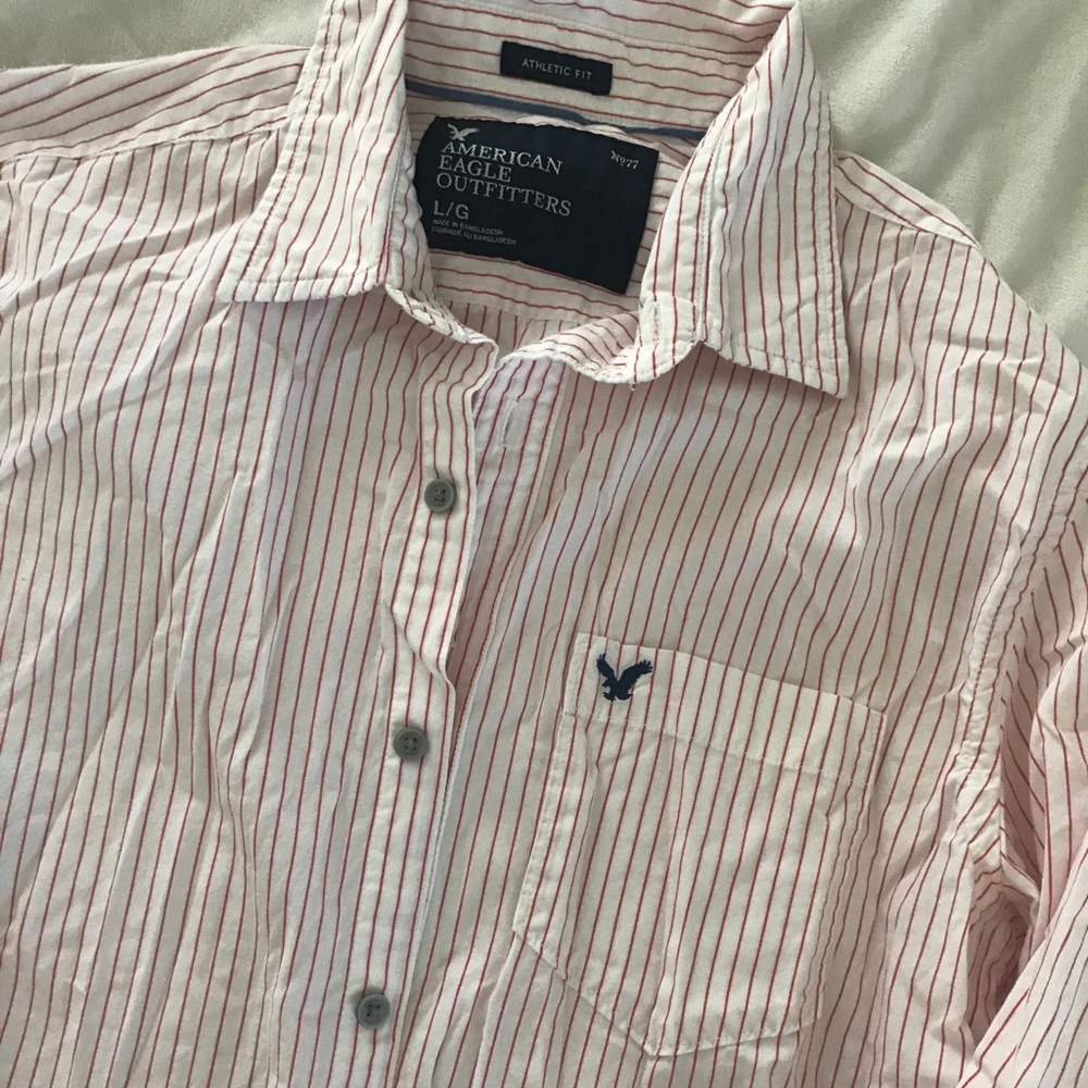 Striped Button Down Shirt